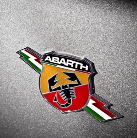 Abarth Amblem Arma Sticker Rozet Yapışkanlı Metal