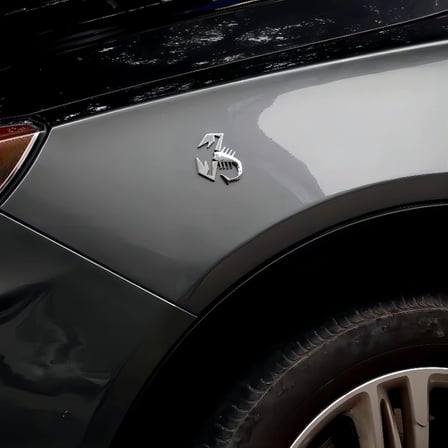 Abarth Amblem Akrep Logosu Abarth Logo Çamurluk Logo 2 adet Metal
