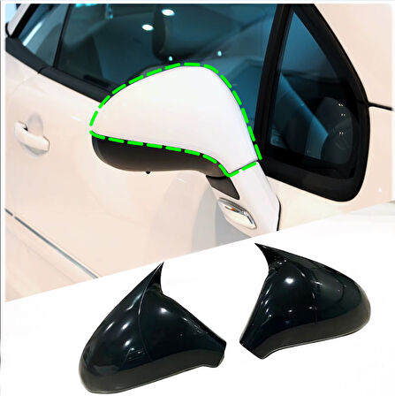 Peugeot 308 T7 Batman Yarasa Ayna Kapağı 2008 - 2013 