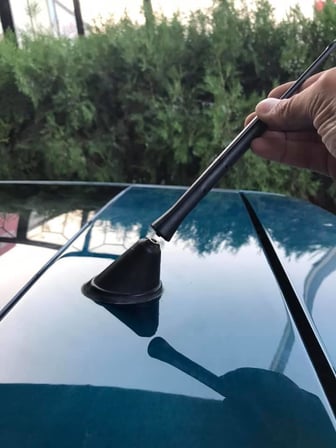 Opel Crossland 2020+ Çubuk Tavan Anteni Oto Tepe Anten Yüksek Çekim Araç Radio Anteni 40cm