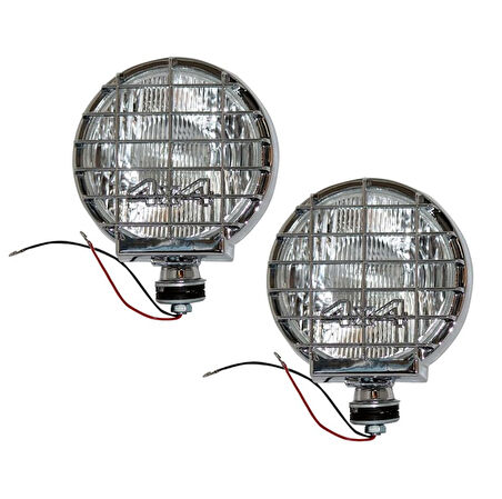 Sis Lambası 12v Yuvarlak 4x4 Krom Jumbo Beyaz 