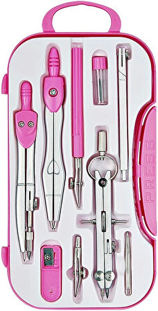 Supertrend Trilinli Metal Pergel Seti PEMBE