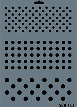 Supertrend Stencil Boyama Şablonu 25x35 cm. NEW-111