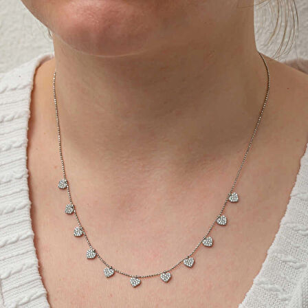 Supertrend Gümüş Kalpli Şans Kadın Kolye