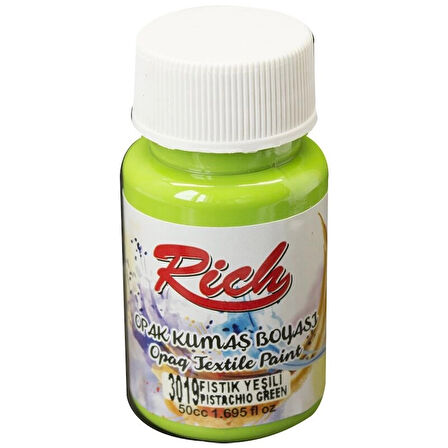 Supertrend Opak Kumaş Boyası 50 cc. 3019 FISTIK YEŞİLİ