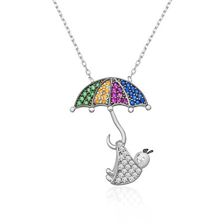 Supertrend Gümüş Doğan Bebek Kolye