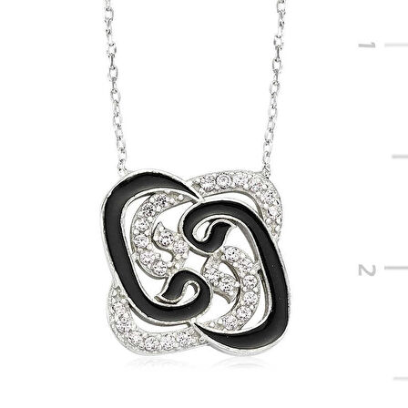 Supertrend Gümüş Pervane Vav Kadın Kolye