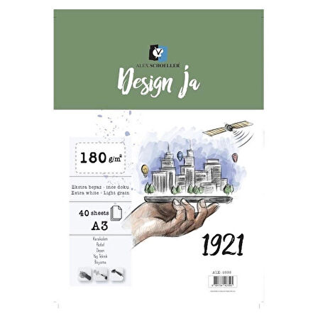 Supertrend Design Ja Eskiz Çizim Defteri 180 gr. A3 40 yp.