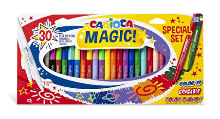 Supertrend Magic Silinebilen ve Renk Değiştiren Sihirli Keçeli Boya Kalemi 30 Renk