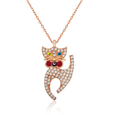 Supertrend Gümüş Van Kedisi Kolye