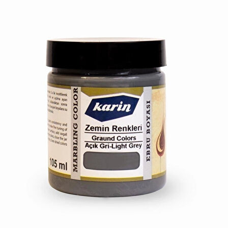 Supertrend Ebru Boyası 105 ml. 901 Zemin Renkleri - Açık Gri