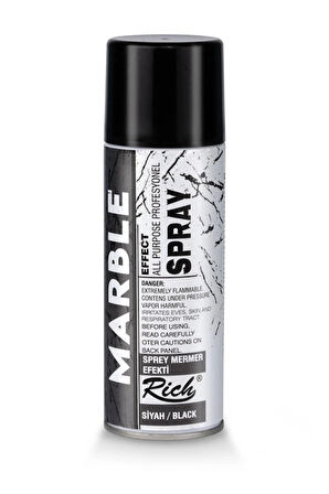 Supertrend Marble Effect Sprey Mermer Efekti 200 ml. SİYAH