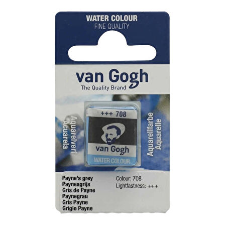 Supertrend Van Gogh 1/2 Tablet Sulu Boya 708 Payne's Grey