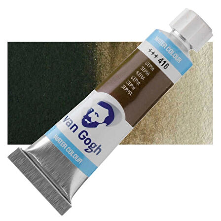 Supertrend Van Gogh 10 ml. Tüp Sulu Boya 416 Sepia