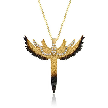 Supertrend Gümüş Kılıç Kadın Kolye