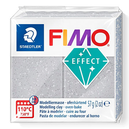 Supertrend Fimo Effect Polimer Kil 812 Silver (Simli)