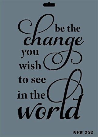 Supertrend Stencil Boyama Şablonu 25x35 cm. NEW-252