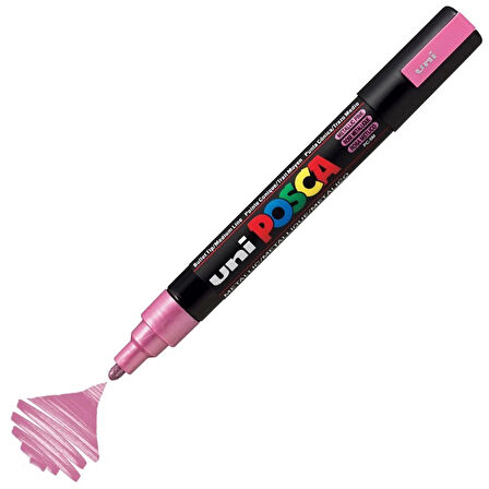 Supertrend Posca PC-5M Boyama Markörü 1.8-2.5 mm. METALİK PEMBE