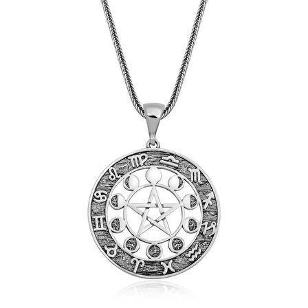 Supertrend ​gümüş 12 Burç Kolye