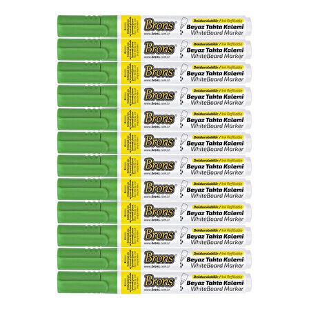 Supertrend Doldurulabilir Tahta Kalemi Yeşil 12'li Kutu