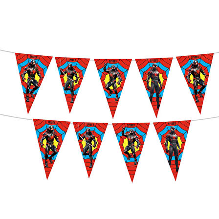 Üçgen Flama Süsleme Seti -Spider-