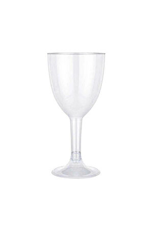 Supertrend Plastik Şeffaf Ayaklı Kadeh 150cc 6lı