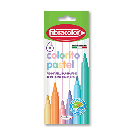 Supertrend Colorito Pastel 6 Renk Keçeli Kalem