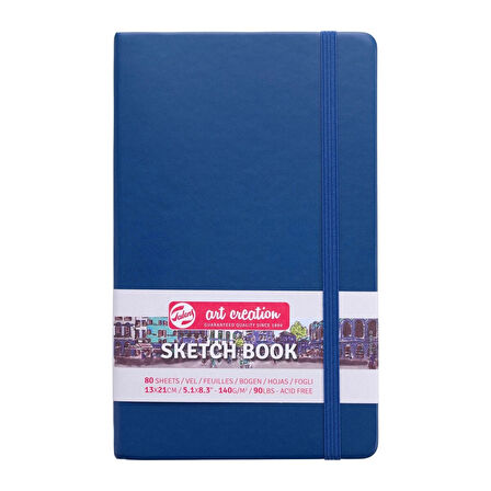 Supertrend Art Creation Sketchbook Sert Kapak Eskiz Çizim Defteri 140 gr. 13x21 cm. 80 yp. NAVY BLUE