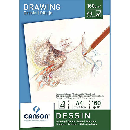 Supertrend Dessin - Drawing Eskiz Çizim Defteri 160 gr. A4 20 yp.