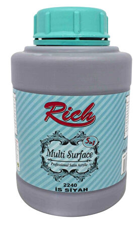 Supertrend Multi Surface Her Yüzey İçin Akrilik Boya 1750 gr. 2240 İS SİYAHI