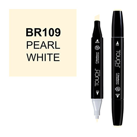 Touch Twin Marker Çizim Kalemi BR109 Pearl White