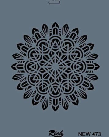 Supertrend Stencil Boyama Şablonu 25x35 cm. NEW-473