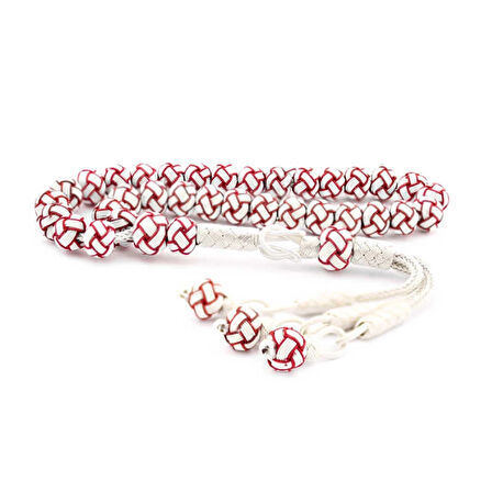 Supertrend Kırmızı Beyaz Gümüş Trabzon Kazaziye Tesbih