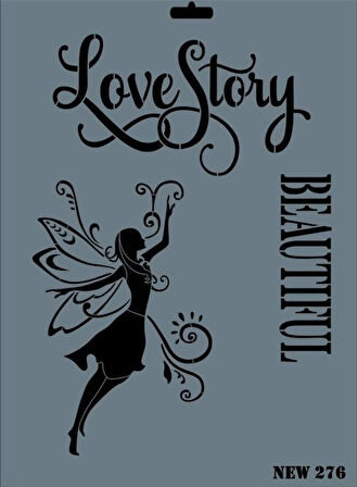 Supertrend Stencil Boyama Şablonu 25x35 cm. NEW-276