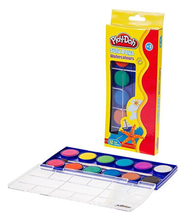 Supertrend Sulu Boya Büyük 12 Renk (PLAY-SU003)