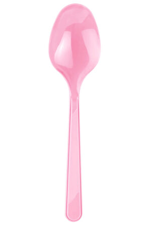 Supertrend Plastik Kaşık Pembe 25li