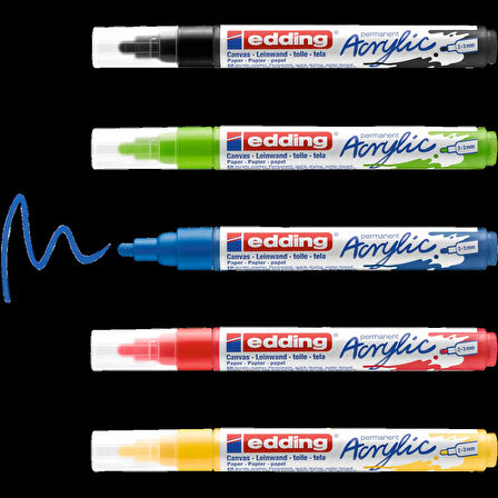 Supertrend 5100 Akrilik Boyama Markörü Seti 2-3 mm 5 RENK SET BASIC