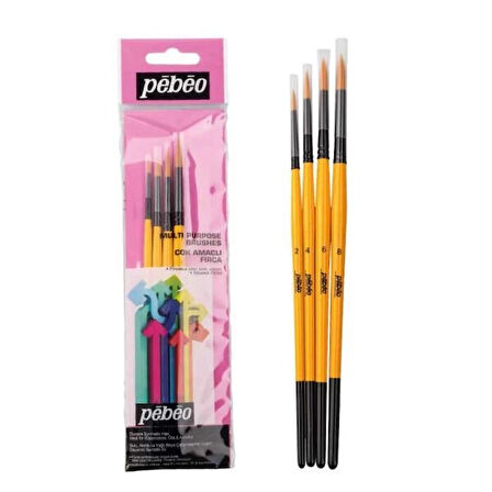 Supertrend 4'lü Yuvarlak Fırça Seti (2,4,6,8) SET-2