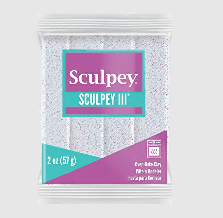 Supertrend III Polimer Kil 539 Beyaz Glitter (Simli)