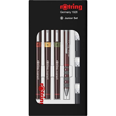 Supertrend Isograph Rapido Kalemi Seti Junior Set (0.1-0.2-0.3 mm.) + 0.5 Tikky Versatil Kalem