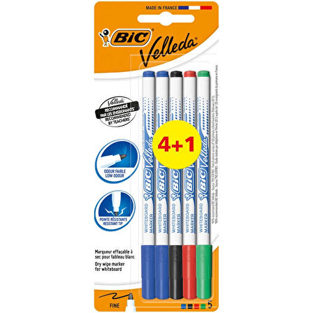 Supertrend Velleda 1721 Çocuk Tahta Kalemi 4+1 Blister