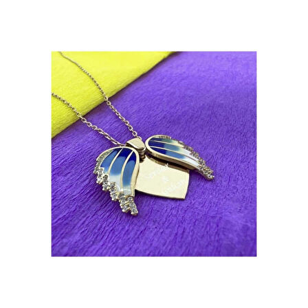 Supertrend Gümüş Rose Kalpli İsimli Kadın Kolye