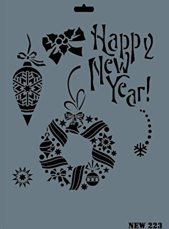 Supertrend Stencil Boyama Şablonu 25x35 cm. NEW-223