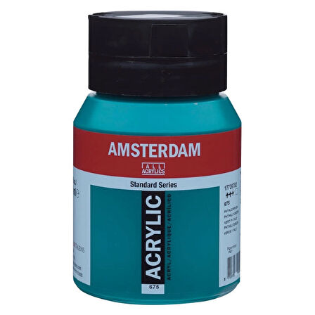 Supertrend Amsterdam Akrilik Boya 500 ml. 675 Phthalo Green