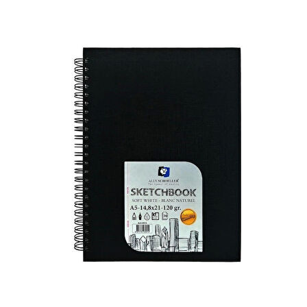 Supertrend Sketchbook Sert Kapak Spiralli Eskiz Çizim Defteri 120 gr. A5 70 yp.