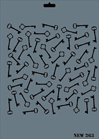 Supertrend Stencil Boyama Şablonu 25x35 cm. NEW-263