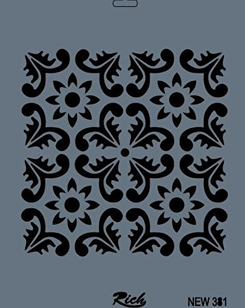 Supertrend Stencil Boyama Şablonu 25x35 cm. NEW-381