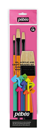 Supertrend 4'lü Yağlı Boya Fırça Seti (Zemin Fırçası No: 1,5 + Yağlıboya Fırçası No: 4, 8 , 12) SET-14