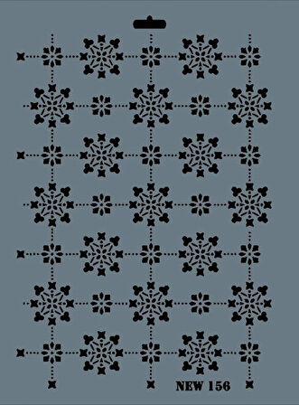 Supertrend Stencil Boyama Şablonu 25x35 cm. NEW-156