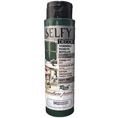 Supertrend Selfy Decor Vernikli Boya 500 cc 5848 AMSTERDAM GREEN